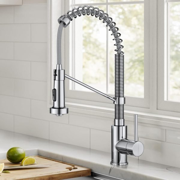Kitchen Faucet in Chrome-GKF006