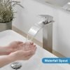 Tall Brushed Nickel Bathroom Faucet-GBF-003