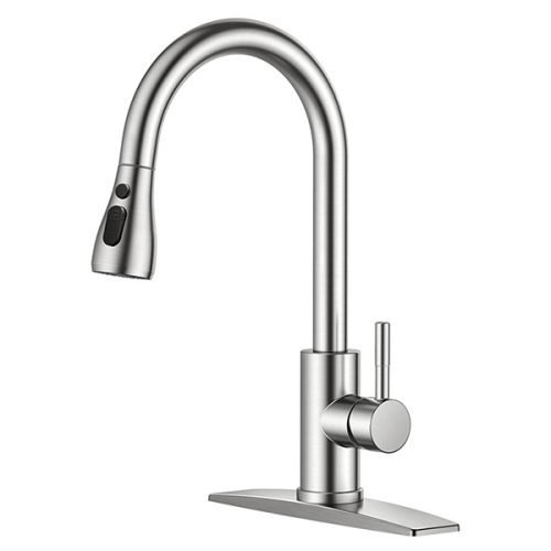 Brushed Nickel Kitchen Faucet-GKF007