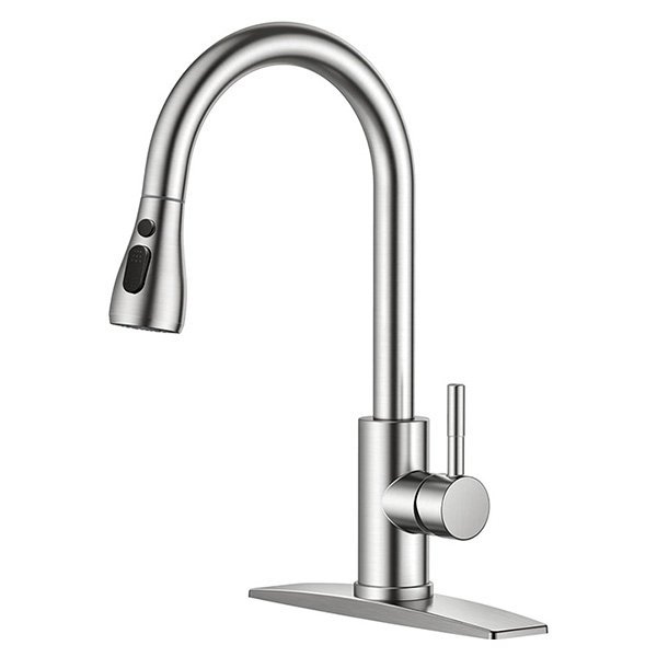 Brushed Nickel Kitchen Faucet-GKF007
