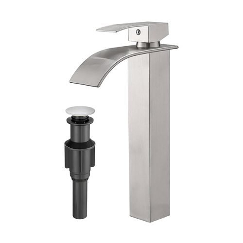 Tall Brushed Nickel Bathroom Faucet-GBF-003